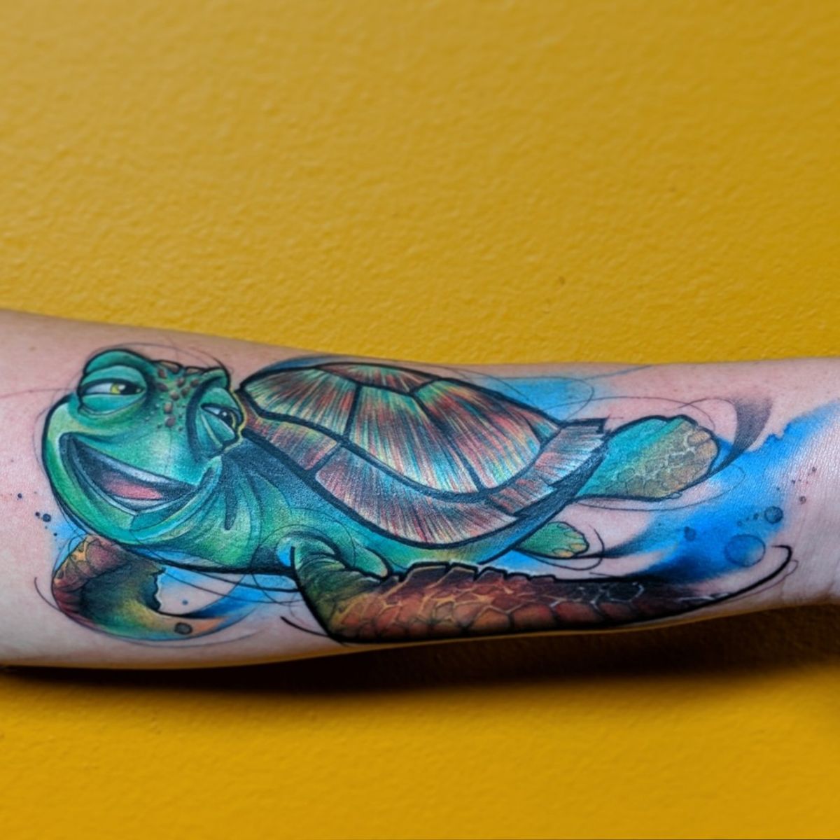 Tattoo Uploaded By Jorell Crush Finding Nemo Disney Disneytattoo Disneytattoos Findingnemo Pixar Watercolor Watercolortattoos Watercolortattoo Seaturtletattoo Seaturtle Tattoodo