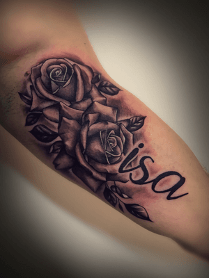 Roses #rose #rosetattoo #tattoo #ink #art #blackandgreytattoo