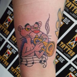 Pink Panther a la Chet Baker done by Pete Dutro