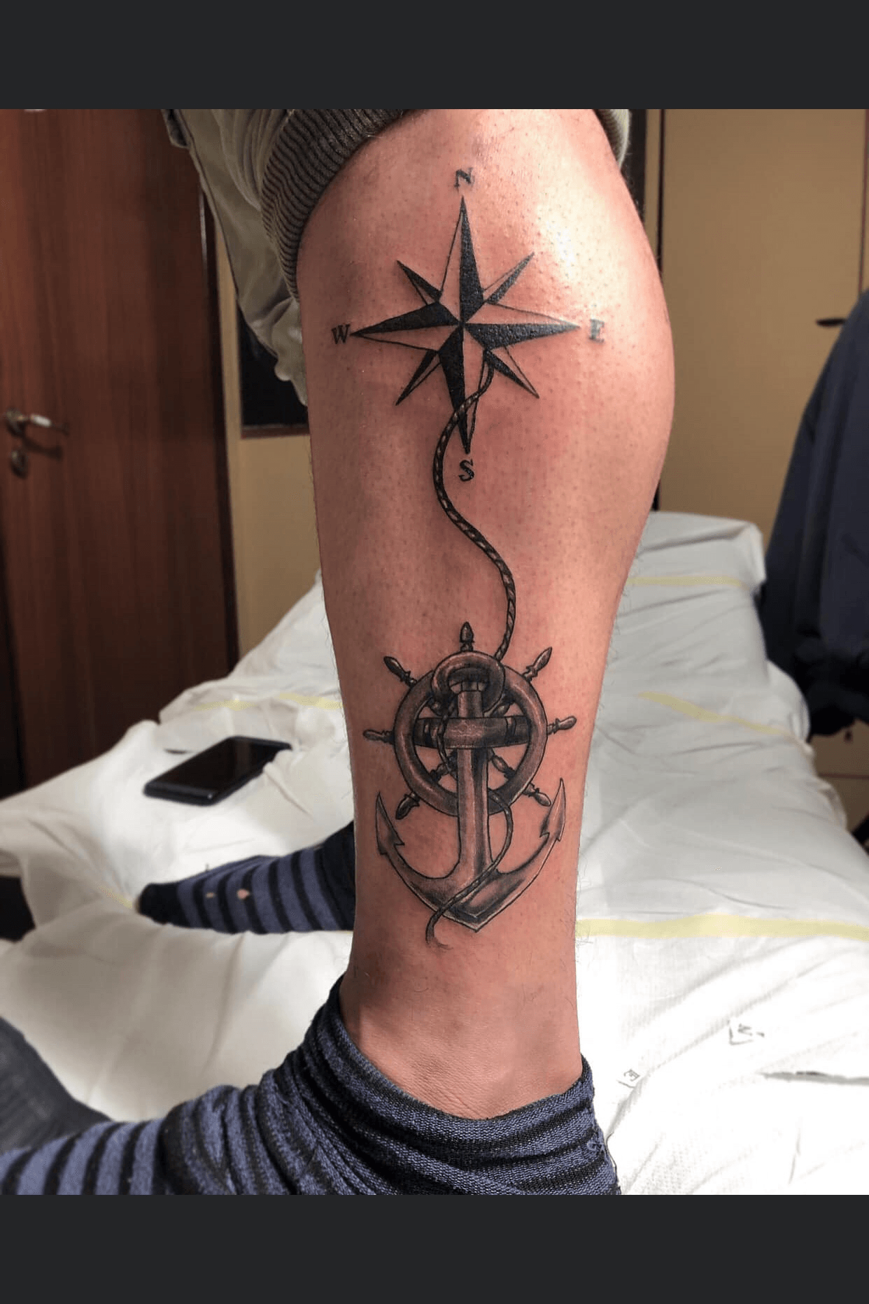 My updated mariners cross  Triangle tattoo Tattoos Deathly hallows  tattoo