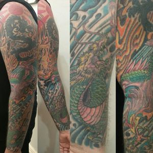 Recent photo of a sleeve done in 2009by Pete Dutro