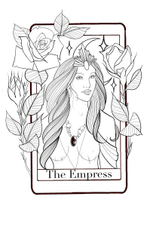 Tarot card design available to be tattooed #tattooidea #tattoodesign #tarotcard #tarotcardtattoo #theempress