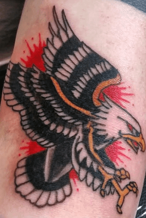 American traditional eagle done by Julio