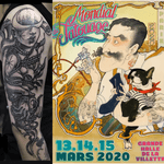 I’ll be attending the next Mondial du Tatouage booking opens -my mail is info@morg.it please write in the object‘Mondial du Tatouage’ thank you