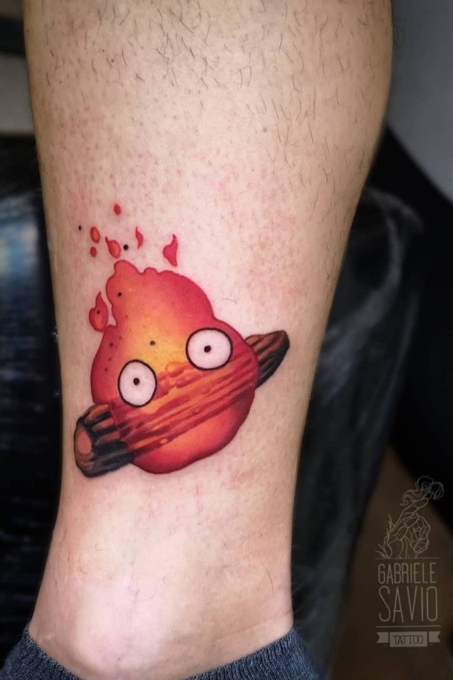 Calcifer from Howls Moving Castle  Your Flesh Tattoo