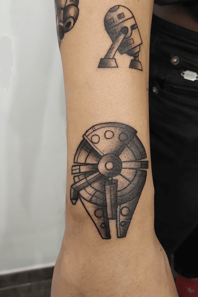 Yin Yang Horus Eye And Ankh Tattoo Design