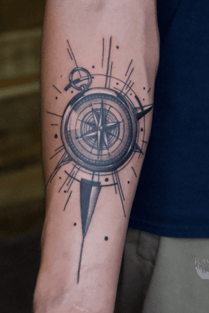 Compass tattoo 