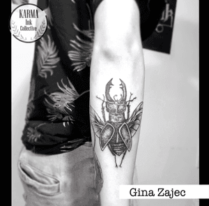Tatuaje de escarabajo. Beetle tattoo.Tatuaje de escarabajo egipcio. Egyptian beetle tattoo #beetletattoo #escarabajotattoo #blackworktattoo #blackworkers 