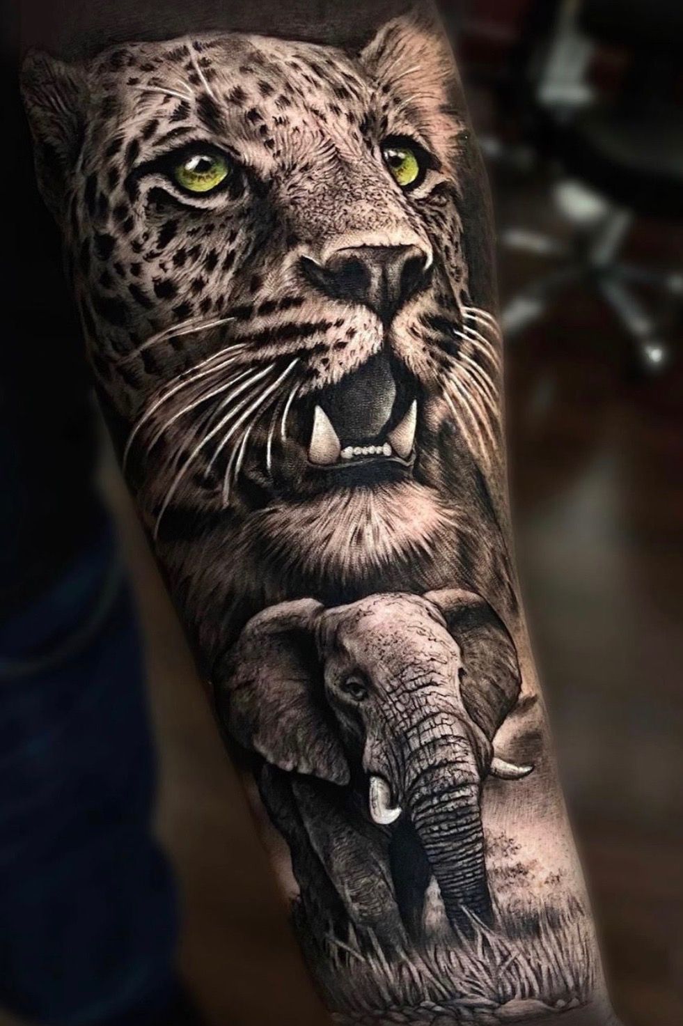 Cheetah female tattoo is fantastic tattoo for you