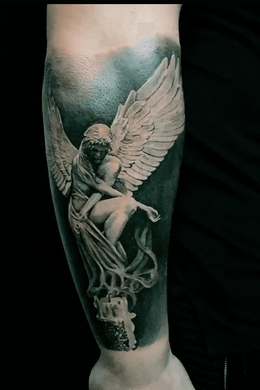 Breathtaking 3D super realistic burning candle on hand colored tattoo on  arm with paint drips  3d tattoos 3d tattoos for men Tattoos for guys