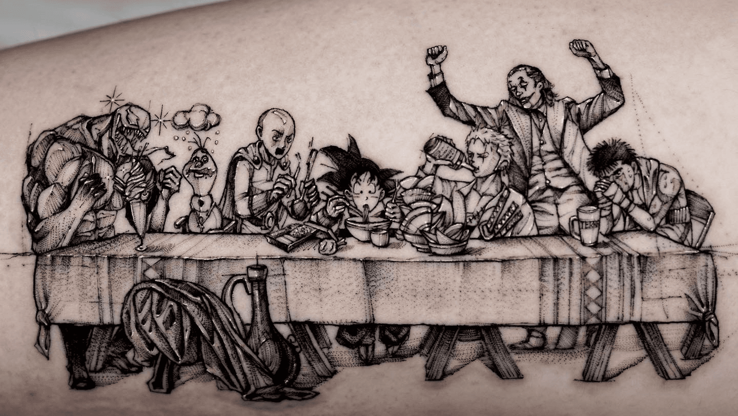40 Last Supper Tattoo Designs For Men  Christian Ink Ideas