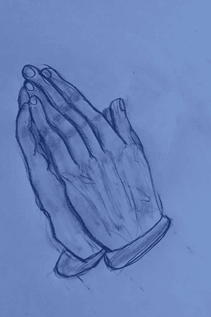 Praying hands by Eddie barela