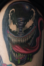 Venom from a Marvel leg sleeve I’m working on! 