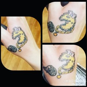 Fresh ink tattoo done by:H @hdc1tattoos_an_designs @hdc1tattoos2 #tattoodoer #tattooer #tattooartist #baltimoretattooartist #baltimoreartist #baltimoreink #artist #tattoosbyH #pixaltattoo #Mspacman #MspacmanpixalTattoo #chassthebag #getatme #tryntattootheworld #inmyownlane #inkedgirls #blackgirlslovetattoos @blackgirlslovetattoos 