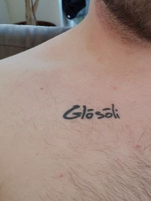 First tattoo done at Reykjavik Ink in Iceland.#ReykjavikInk #Iceland #SigurRos #Glosoli 