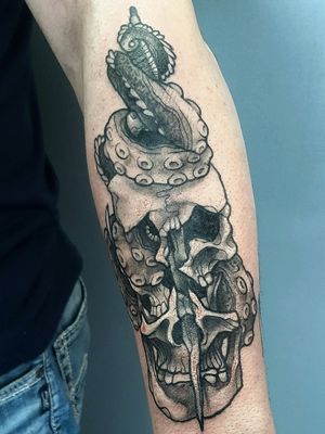 Skull x tentacles from my flash for Jeff