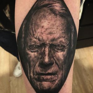 Clint Eastwood portrait. 4 hours. 