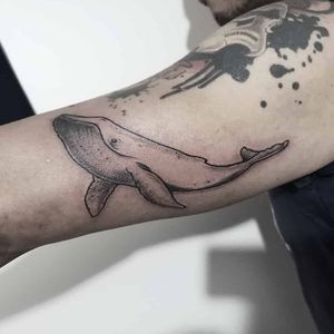 🐋MañeeeeenaaaaaaaaaaaaaaSígueme en Instagram como @dhana.erika.flan....#ink #inked #tattoo #art #artwork #whale #whaletattoo #blackwork #animal #nice #cool #mañena #ballena #tatouage 