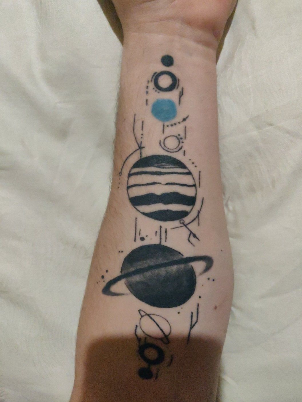 Tattoo uploaded by Aston Martin • Solar system • Tattoodo