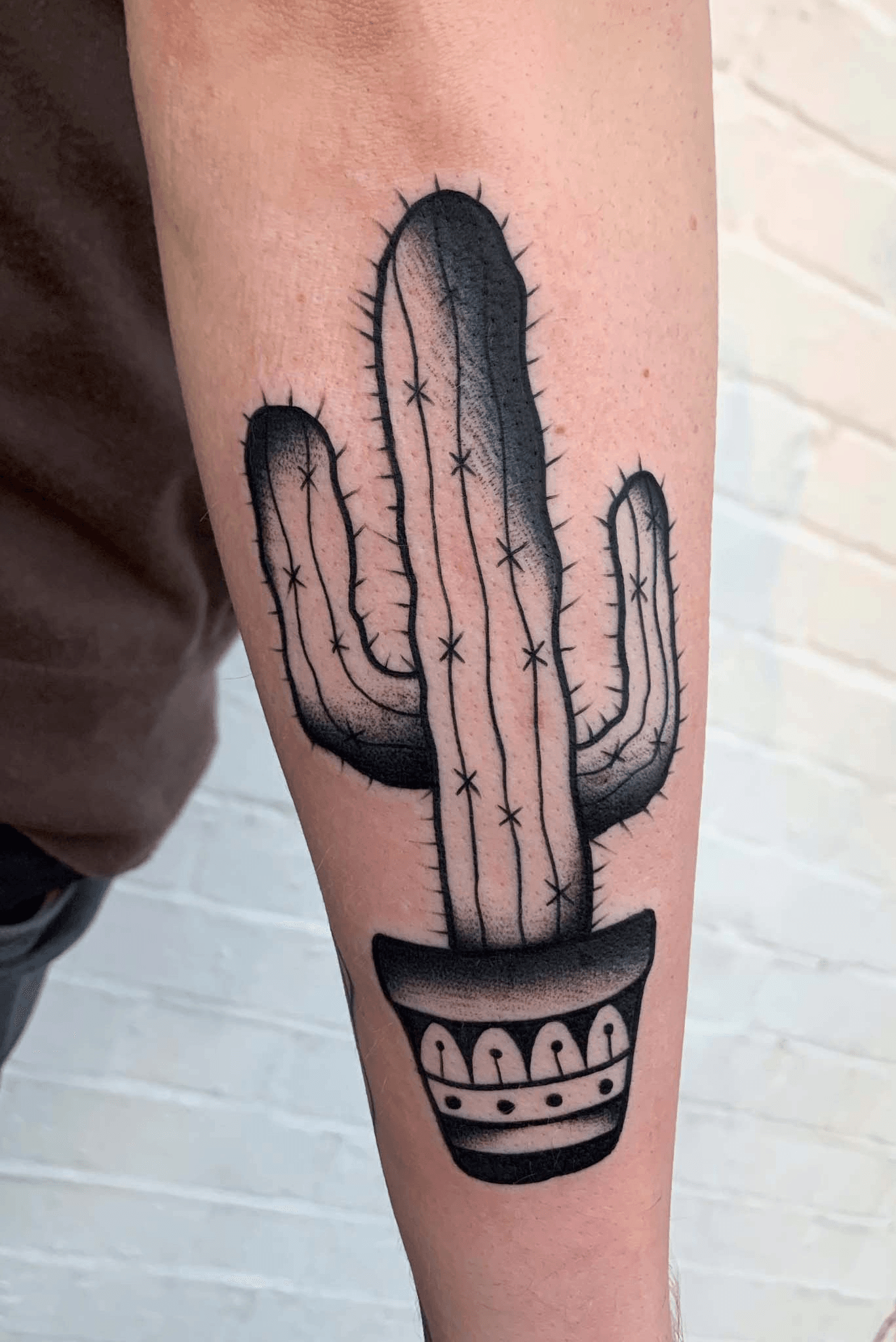 old school cactus tattoo  All Things Tattoo