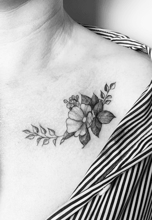 #tattoo #flowertattoo #kielce #jędrzejów #loveflowers #sketchstyle