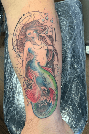 Colored mermaid 