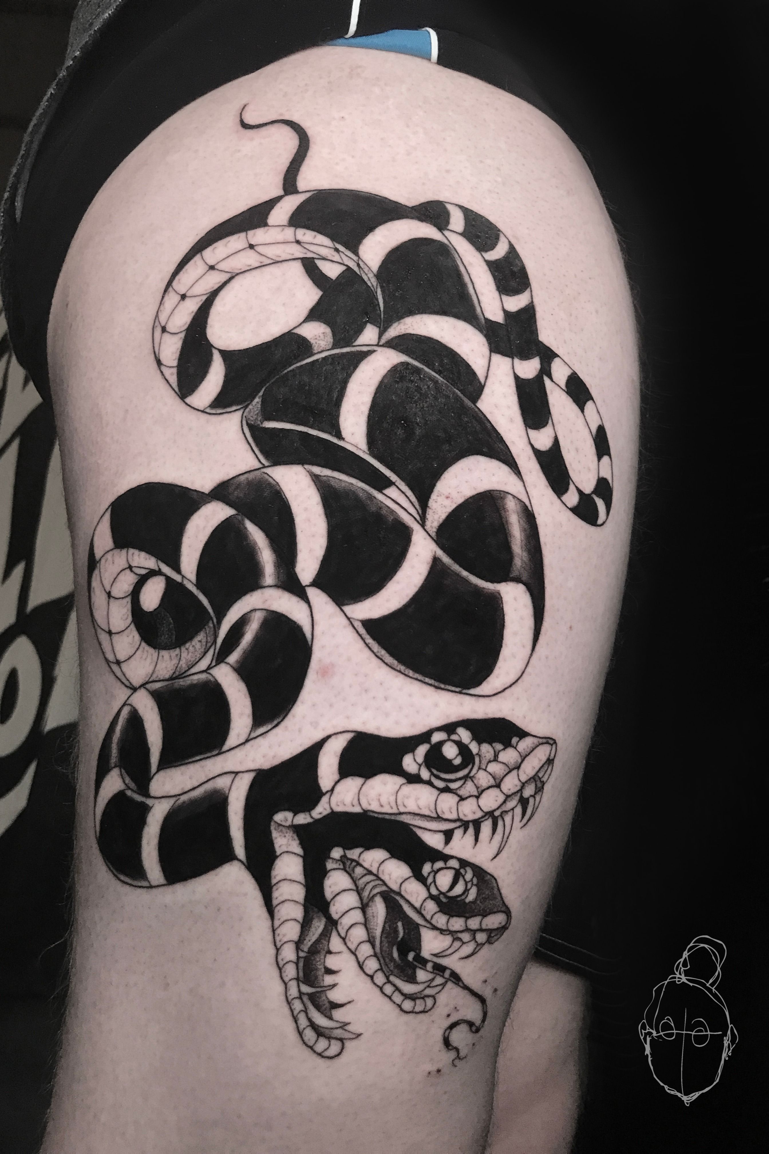 Beetlejuice sandworm tattoo  Around arm tattoo Leg tattoos Wrap around  tattoo