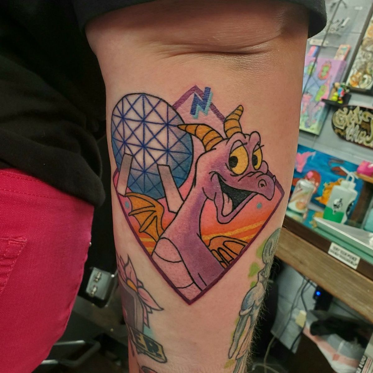 Tattoo uploaded by Carissa L Coleman • Figment disneytattoo • Tattoodo