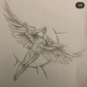 Icarus Falling sketch