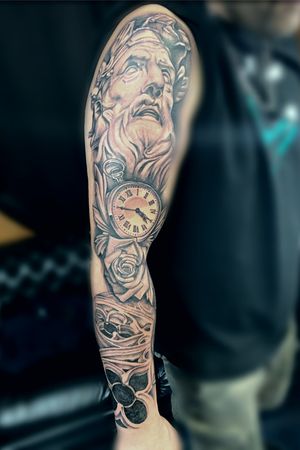 Tattoo uploaded by Márió • This is sparta! #sleeve #tattoo #realism •  Tattoodo