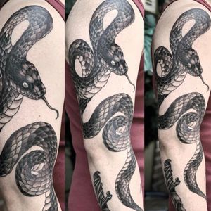Snake tattoo by O-Yes!