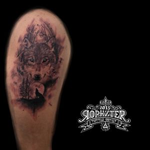 Wolf Tattoo#wolftattoo #wolf #wolfportrait #tatuagem #tattoodesign 