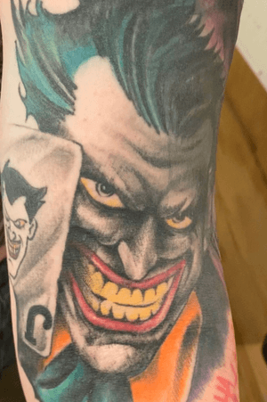 Part of my Joker sleeve.