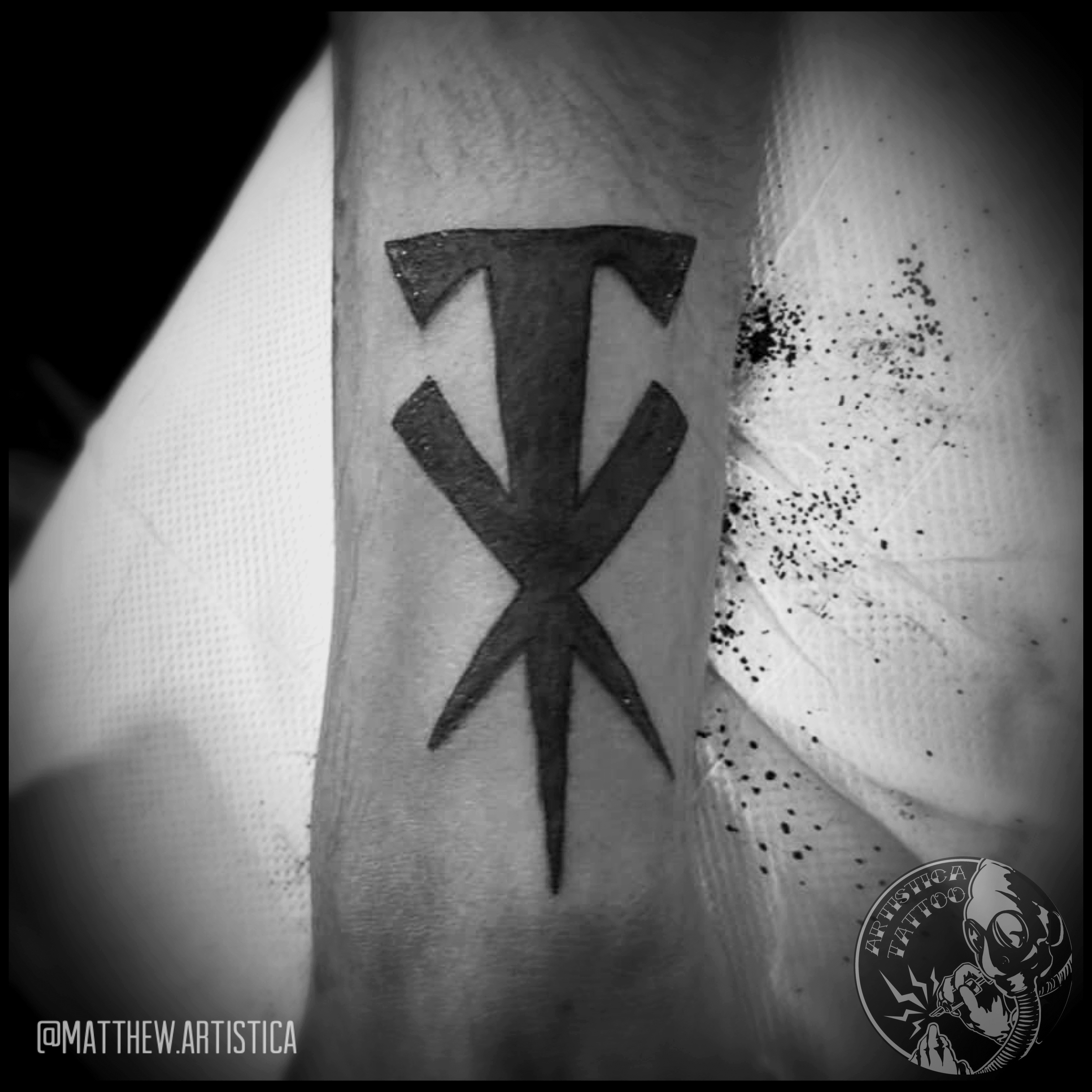 Tattoo uploaded by ARTISTICA TATTOO SG  The Undertaker logo tattooed by  our artist Matthew Wanna get a tattoo by him Just drop him a message at  65 86142048 for enquiry or