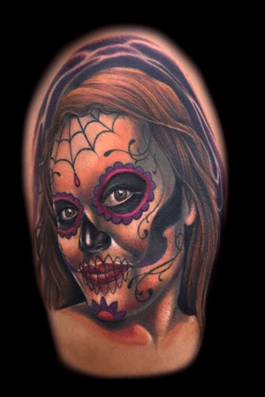 Day of the dead girl tattoo 