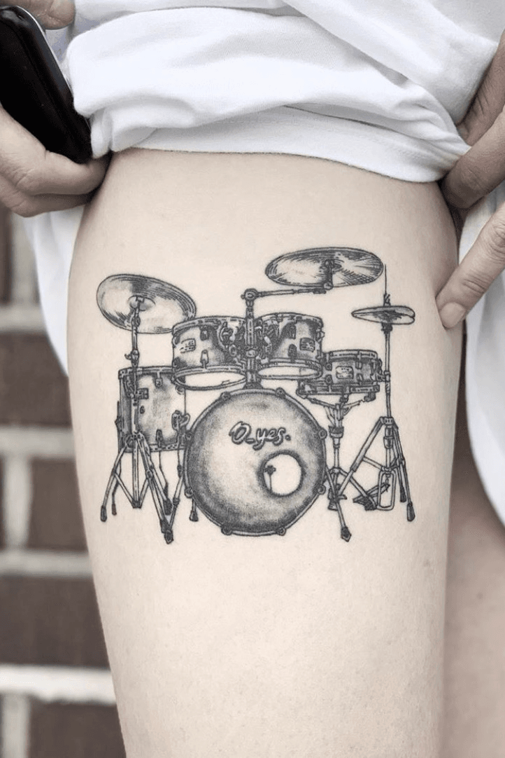 Top 67 Drum Tattoo Ideas 2021 Inspiration Guide  Drum tattoo Drummer  tattoo Music tattoos