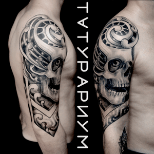 #skull #skultattoo #ornamental #ornamentaltattoo tattoo-belgorod.com