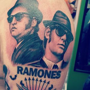 My Blues brothers tattoo just recently done. 