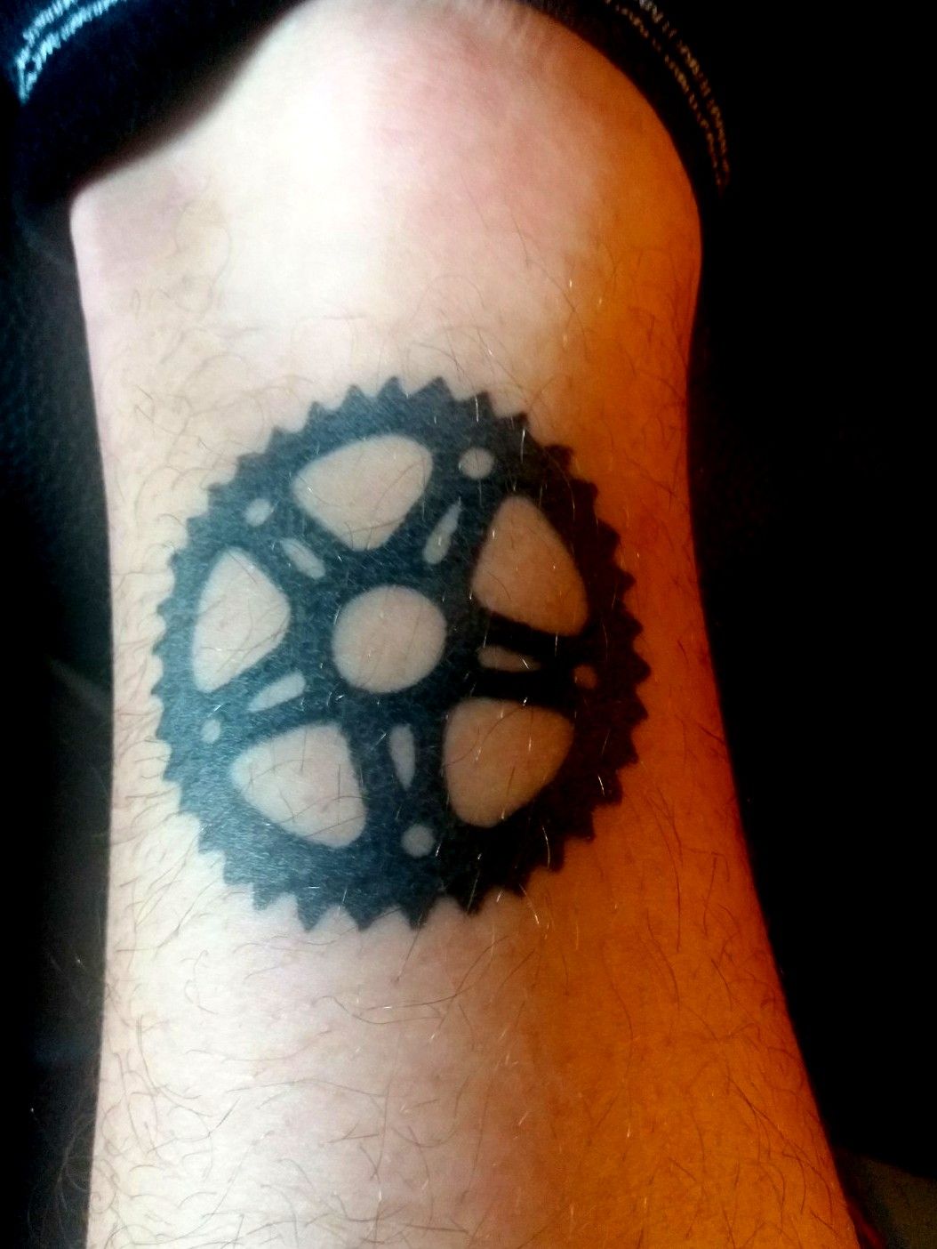 bike sprocket tattoo