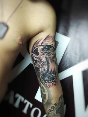 Татуювання череп - це символ правди, гіркої правди часу, яка руйнує і умертвляє все.#черептату #sculltattoo #pagantattoo #yakirtattoo #romanYakir #tattooukraine #tattoovinnitsya