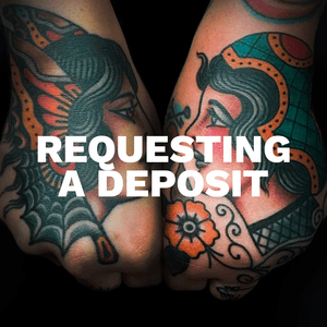 If you are ready to schedule an appointment with a client, it's best to take a deposit for the booking. By requesting a deposit in app, this ensures you have both a comitted customer and that the payment has been made securely. You can request this in your conversation with the client. 
1. Open message conversation. 
2. Select Deposit icon at bottom of the screen. 
3. Enter the amount and currency you wish to request. 
4. Add any important T&C's in notes. 
5. Hit send request. 
#tattoodosupport #support #help #artists #deposits