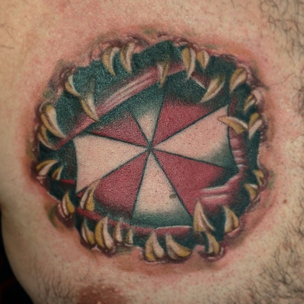 Inked Wednesday 120  RESIDENT EVIL REN  STIMPY and More Geeky Tattoos   Nerdist
