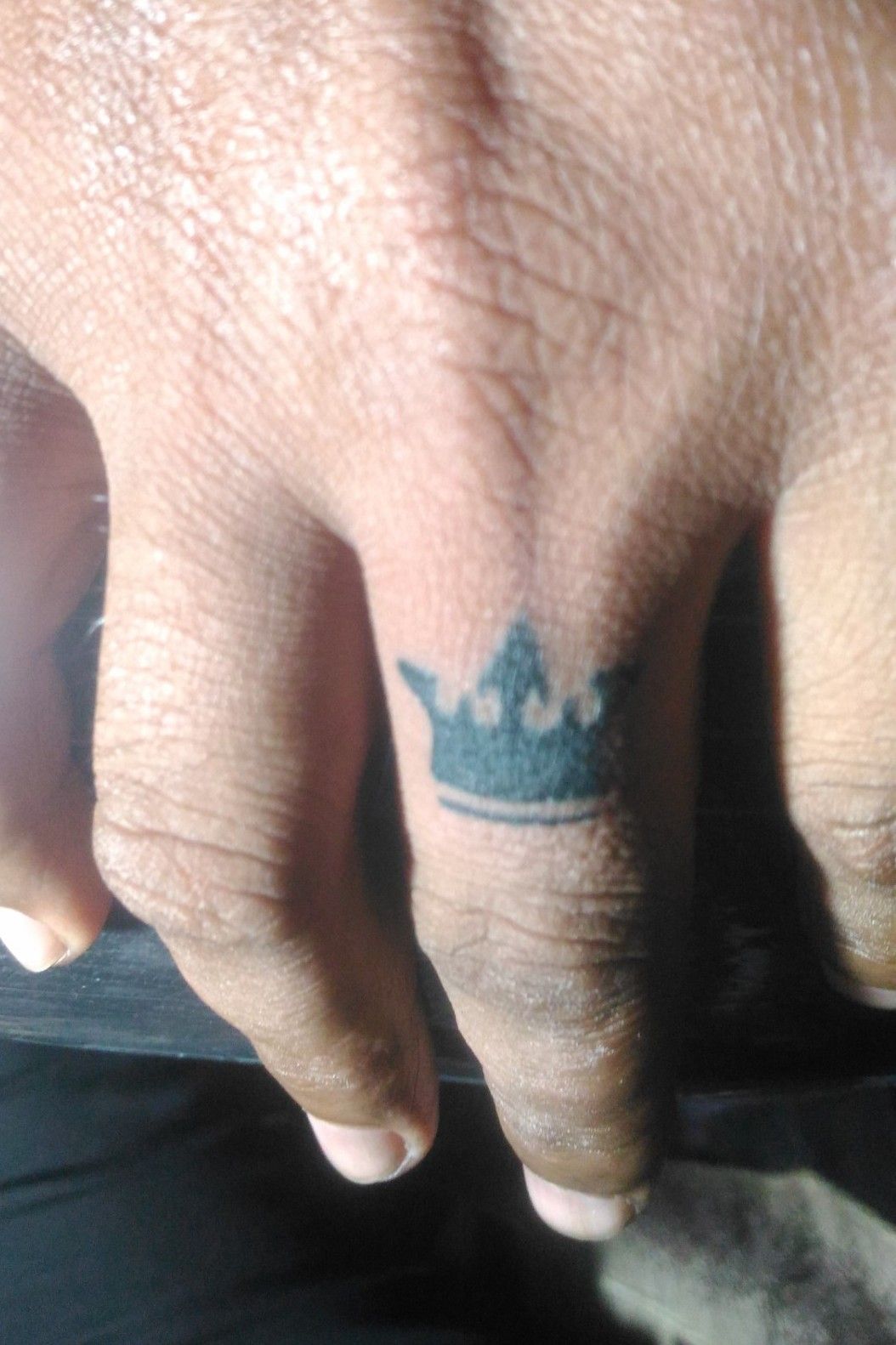 Tiny King and Queen Crowns  SemiPermanent Tattoo  Not a Tattoo