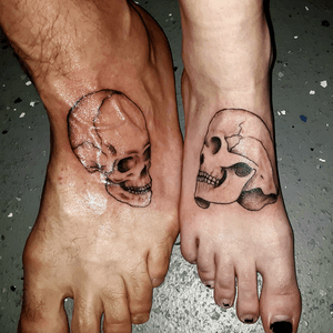 Not my design, but tattoos done by me. 