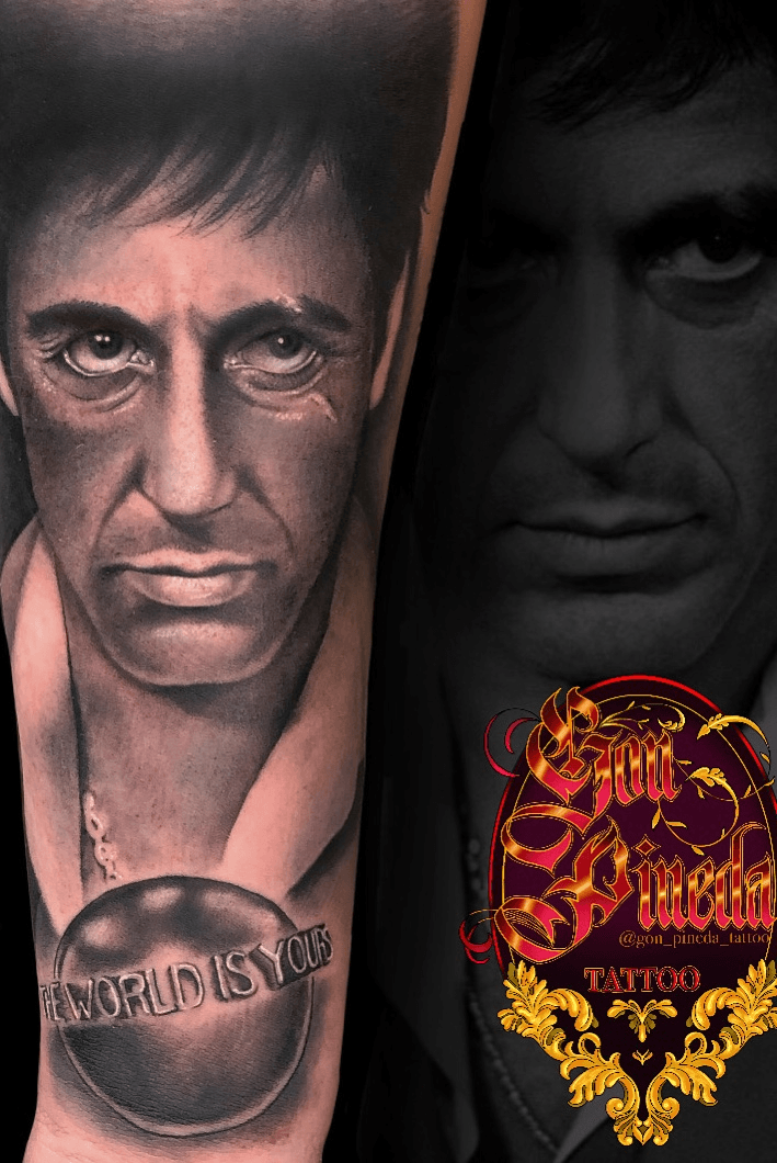The World Is Yours  scarface fyp tattootok tattoo forearmtattoo  The  World Is Yours  446K Views  TikTok