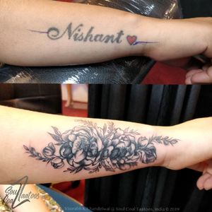Are you disgusted of your bad tattoo or tattoo gone wrong. We can help you with an awesome cover up tattoo. Call us at +919818300447 now. 