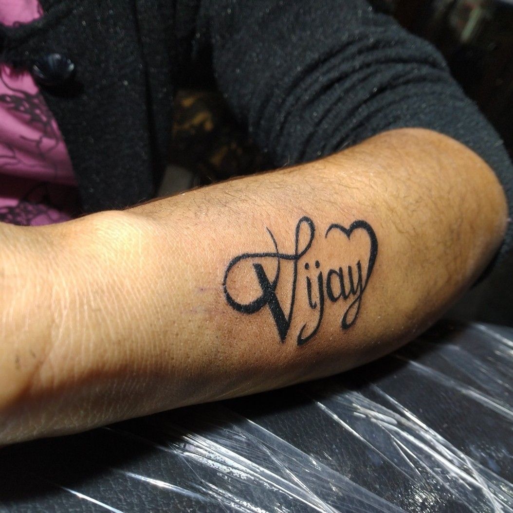 Details more than 69 vijju name tattoo best  thtantai2