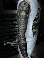 Completando este brazo con los Guns n Roses 🔥🔥🔥 #gunsnroses #tattoo #DonovanTattoos #tatuajestunja #tunjatattoo #sombrastattoo
