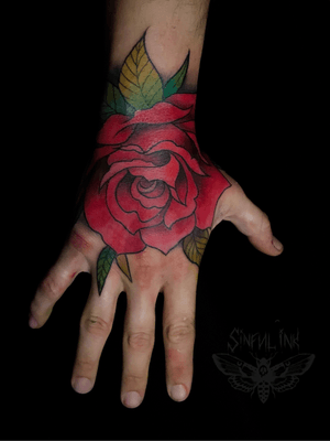Freehand Neo traditional rose 🥀 