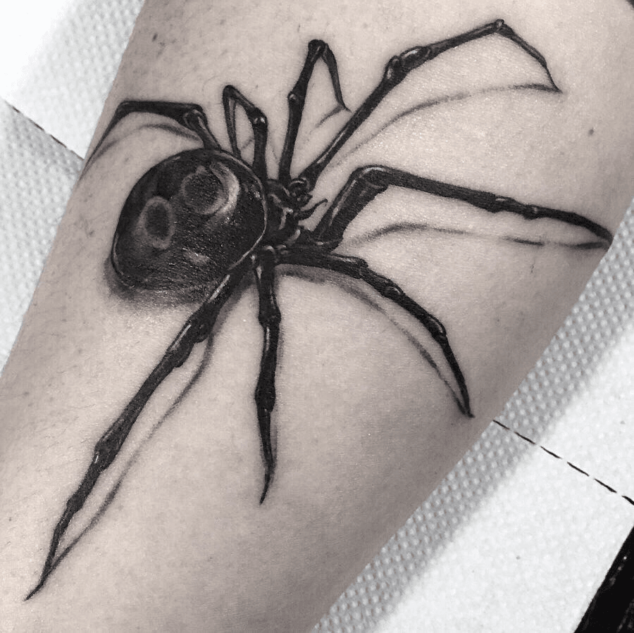 Got my favorite spider tattood last week and thought you guys might  appreciate it  rspiders